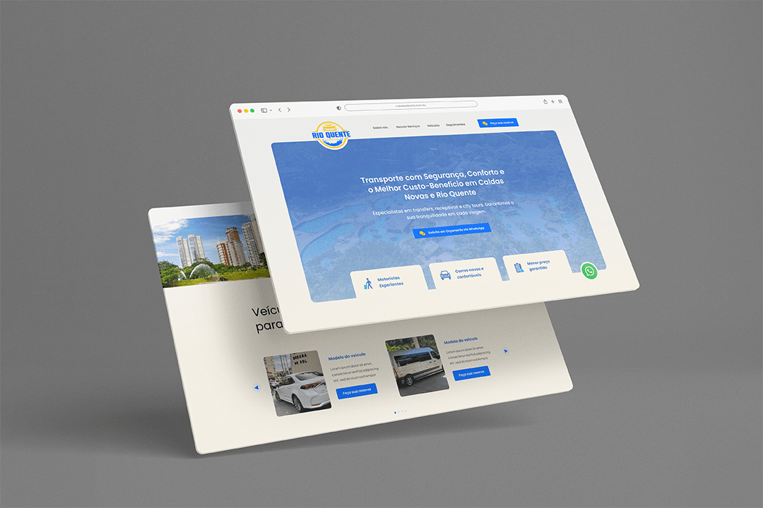 Landing Page - Transfer Goias