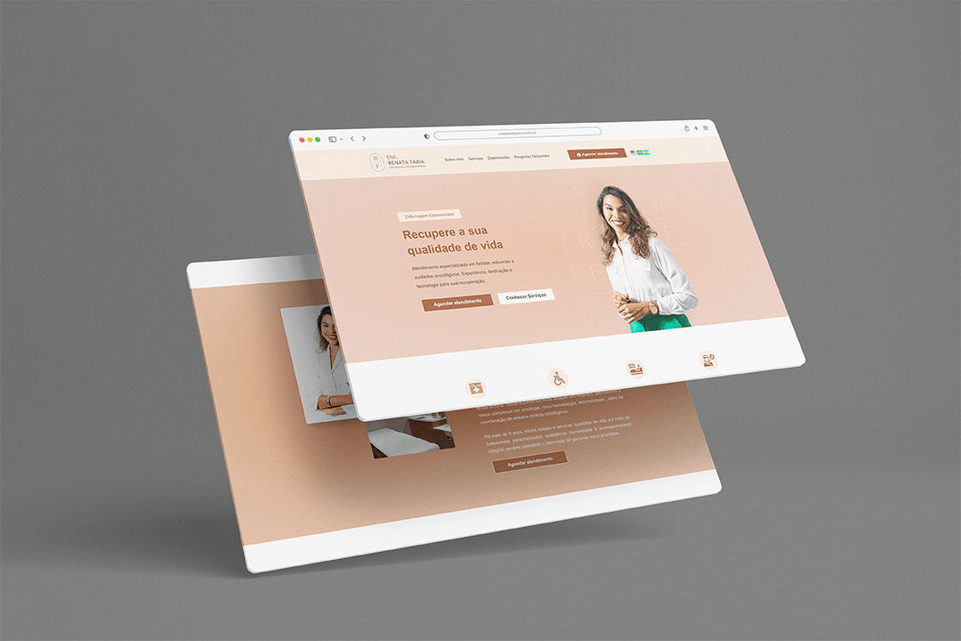 Landing Page - Enf. Renata Faria